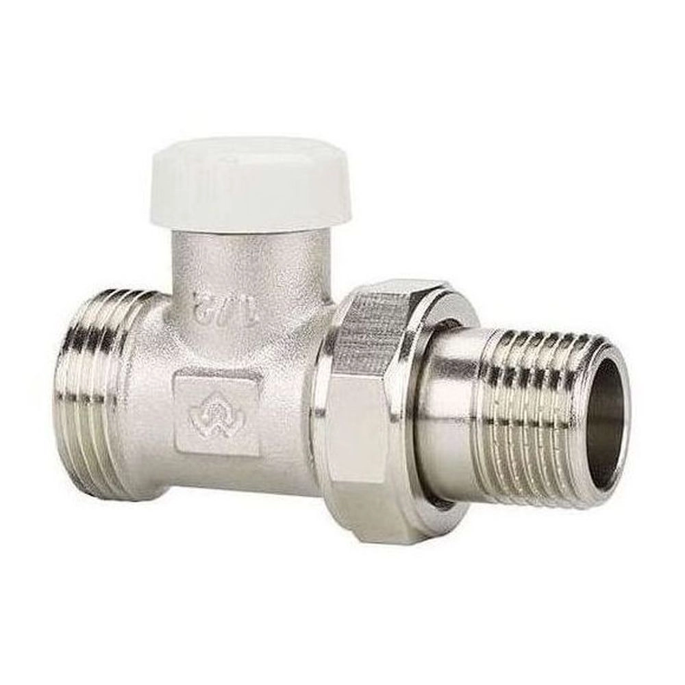 Изображение товара Клапан радиаторный VARMEGA 1/2" x 3/4"EK запорный, прямой VM10302
