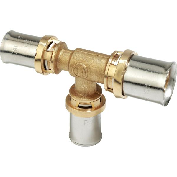 Тройник-пресс Giacomini латунь переходной 26х16х16, RM151Y083