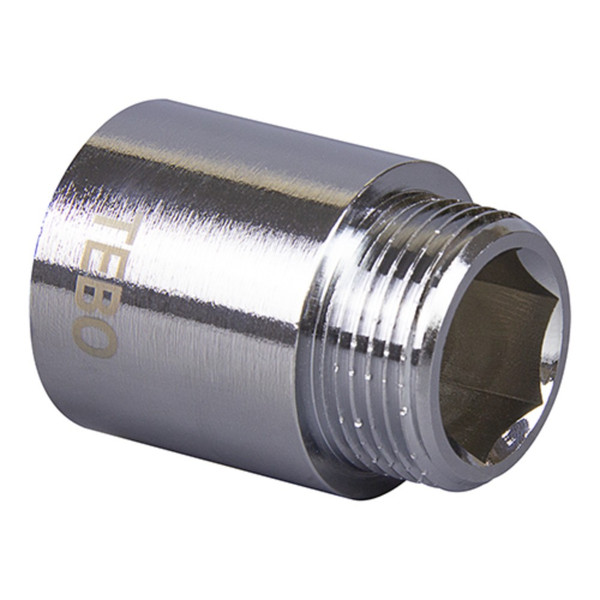 Удлинитель TEBO хромированный ВР/НР 1/2"x20 мм (48/384)
