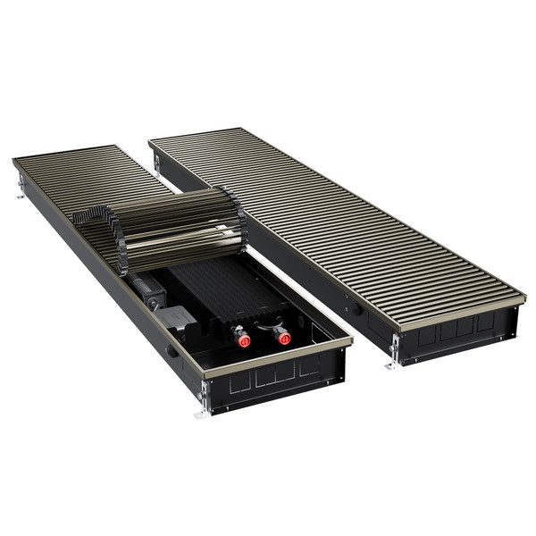 Конвектор внутрипольный Royal Thermo ATRIUM TURBO-90/300/1900-DG-U-DB