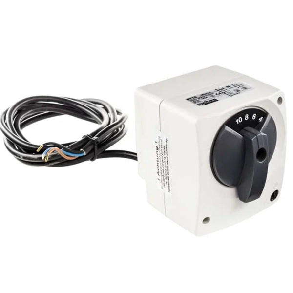 Сервопривод MEIBES 220 В, 3-х позиц., 6 Нм, 140 сек, для смесителей групп серии MK, с кабелем 2 м