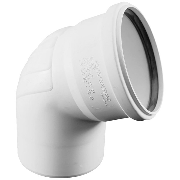Отвод REHAU диаметром 40/67гр RAUPIANO PLUS