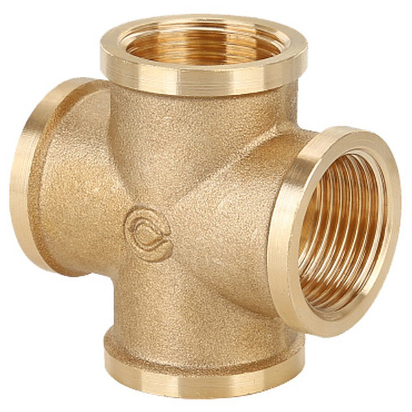 Крестовина Gappo ВР-ВР-ВР-ВР латунная 3/4"