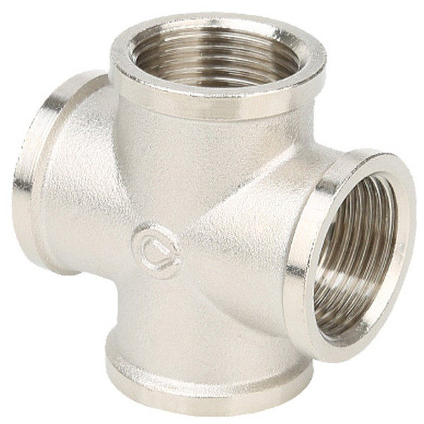 Крестовина Gappo ВР-ВР-ВР-ВР никелированная 1/2"