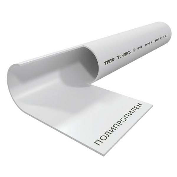 Труба TEBO SDR6 (PN20) 63х10,5 бел. PP-R метр (4/12)