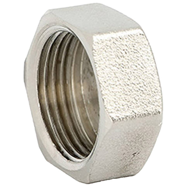 Заглушка Uni-Fitt В 3/4", никелированная