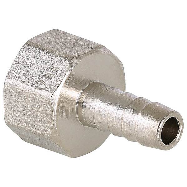 Штуцер (елочка) ВР внутренняя резьба d 1/2" х 18 латунь (Valtec VT 654) уп 10 шт