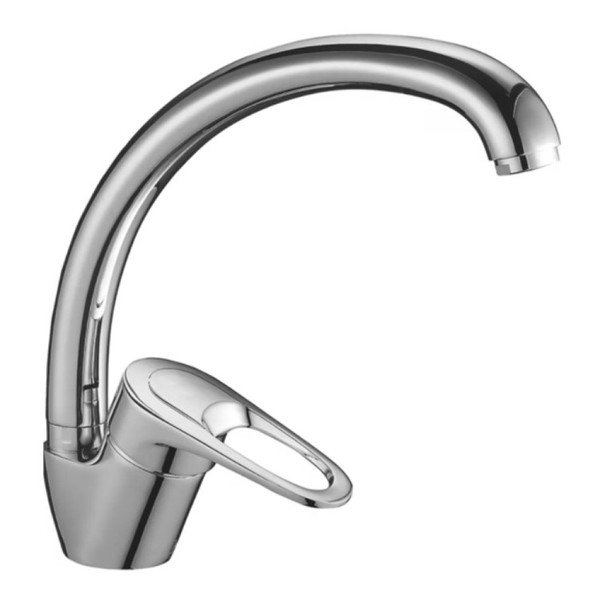 Смеситель АМУР д/кухни 40 мм "утка", п/гайку, S-хром, ТYE-2109 (10) Арт. BY 2010-01