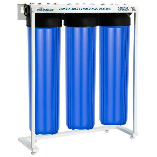 Корпус фильтра ВВ20 тройной, без картриджей (АБФ-320ББ-БК)