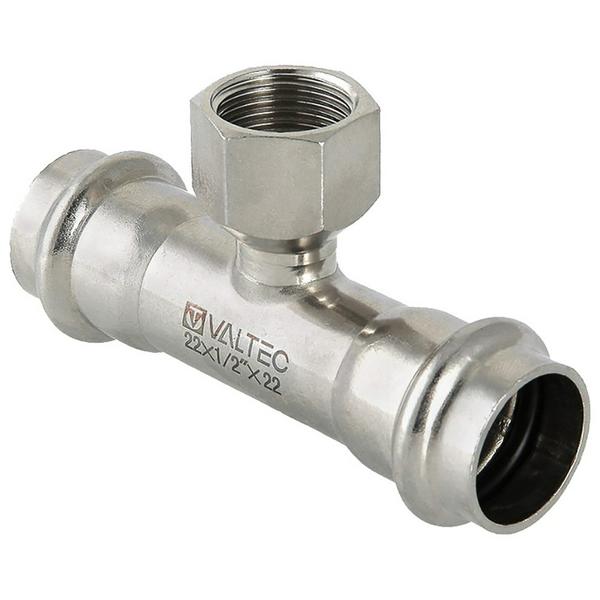 Тройник с вн.р. нерж. сталь 28х3/4" VTi.932.I.280528