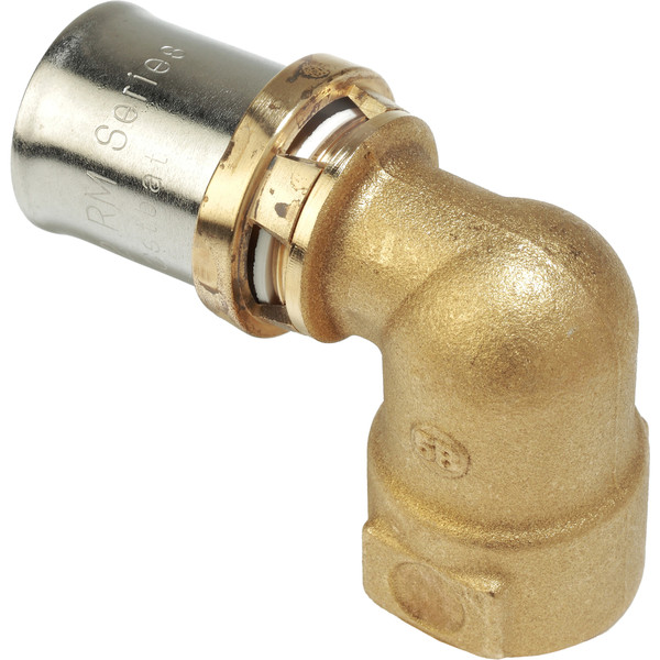 Угольник-пресс Giacomini латунь ВР 20x3/4", RM129Y047