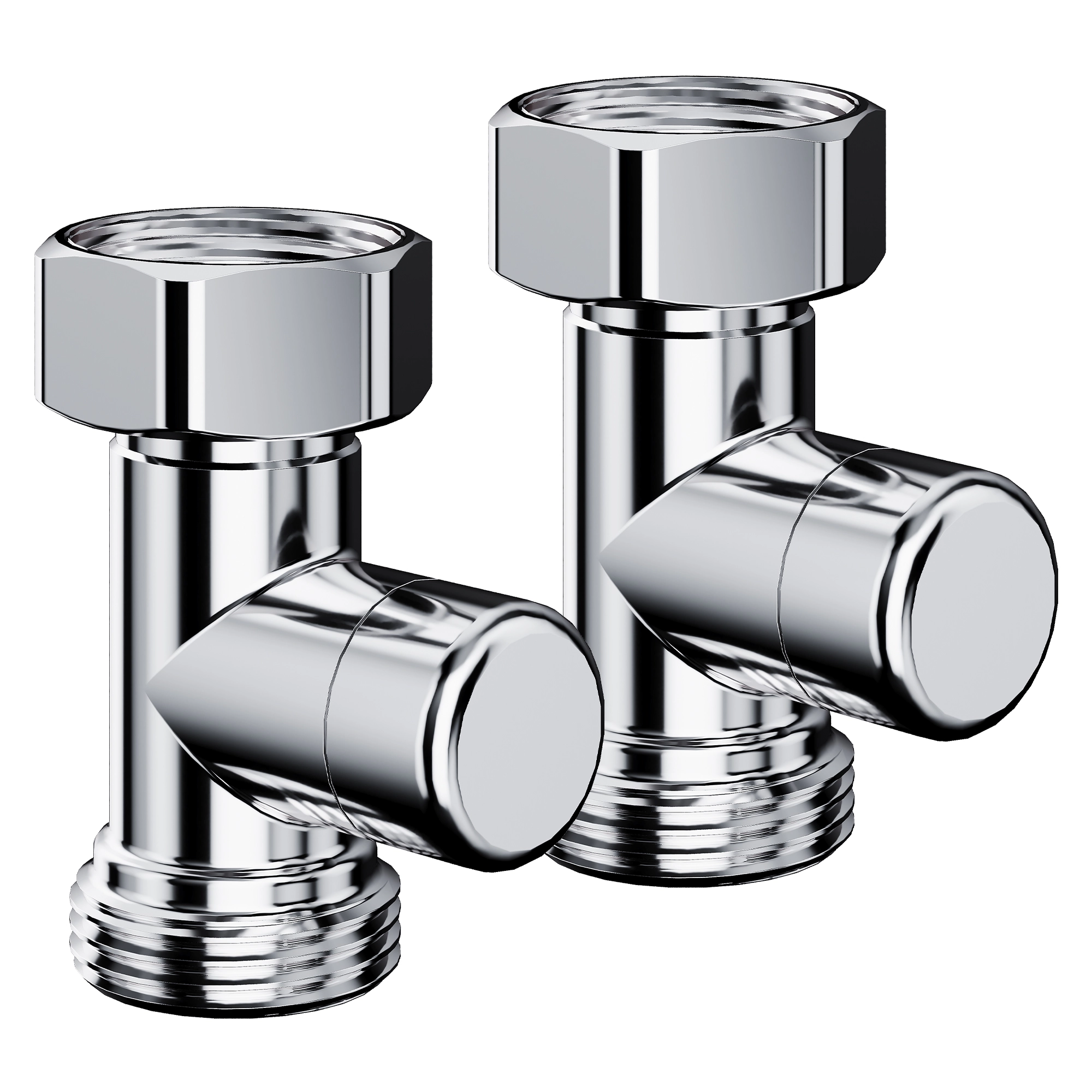 Изображение товара Набор нижнего подключения Royal Thermo Design прямой раздельный 3/4х3/4ЕК (хром) Изображение товара Набор нижнего подключения Royal Thermo Design прямой раздельный 3/4х3/4ЕК (хром)