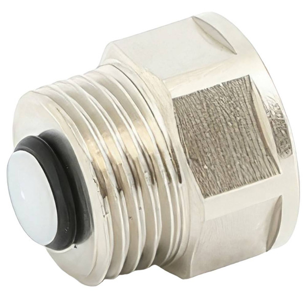 Клапан отсечной Uni-Fitt для воздухоотводчика НВ 1/2", никелированный