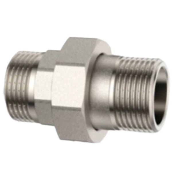 Соединение VARMEGA разъемное НР-НР 1", с уплотнением o-ring, никел.