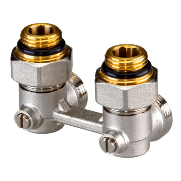 Клапан запорный РИДАН LV-KB DN15 PN10 угловой