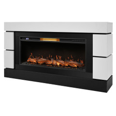 Изображение товара Каминокомплект: Очаг Royal Thermo Aurora RTFP/P-AR40LS, портал Moderno 42/40/36, белый, р/в