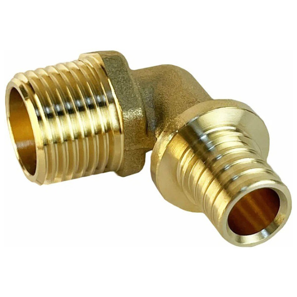 Угол Royal Thermo ritable аксиальный, латунь НР 16х1/2