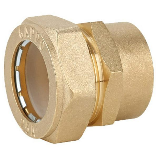 Муфта Gappo обжимная прямая с внутренней резьбой 15 х 1/2"