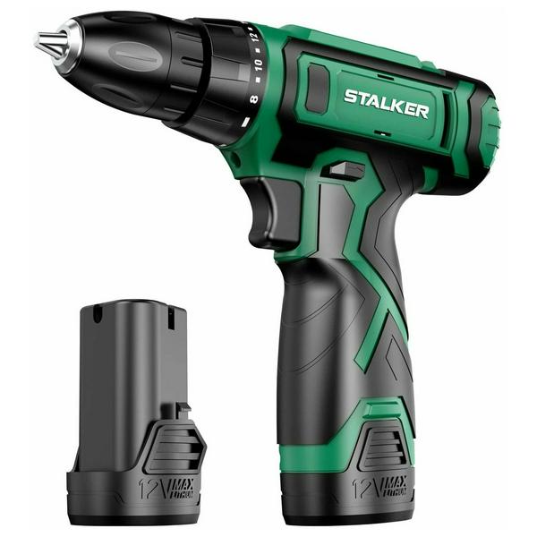 Шуруповерт STALKER дрель аккумуляторная D12 Li X2