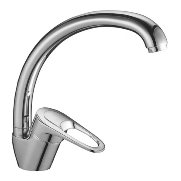 Смеситель АМУР д/кухни 40 мм "утка", п/г, корпус хром, L5103 (10) Арт. BR2010-01(L5103)