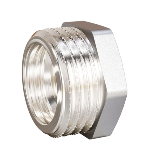 Футорка латунная LD LD Pride DN40х32 (1 1/2"НР х 1 1/4" ВР) лат ник БЕ