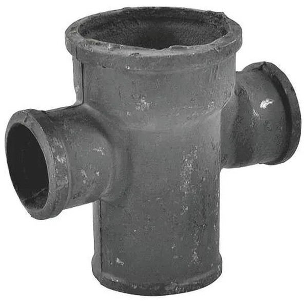 Крестовина чуг канал б/н Ду50х50х50х90гр 1-пл прямая ГОСТ 6942-98