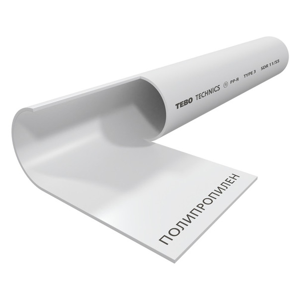 Труба TEBO SDR11 40х3,7 бел. PP-R метр (2/10)