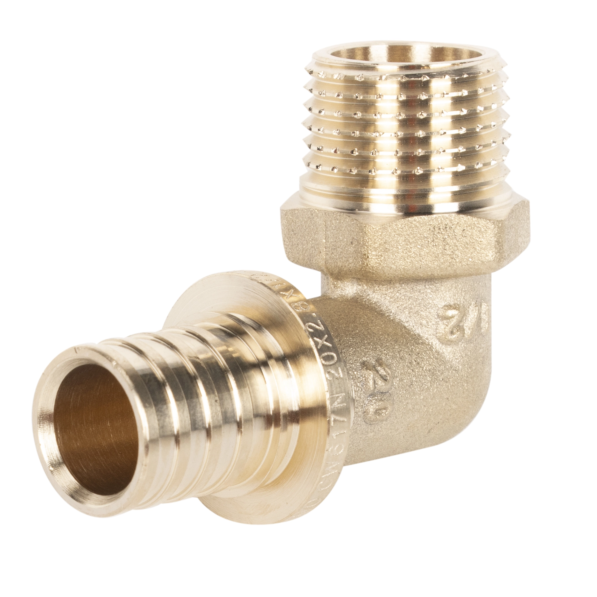 Изображение товара Аксиальный угольник Royal Thermo 20x1/2 дюйма латунь надежный соединитель