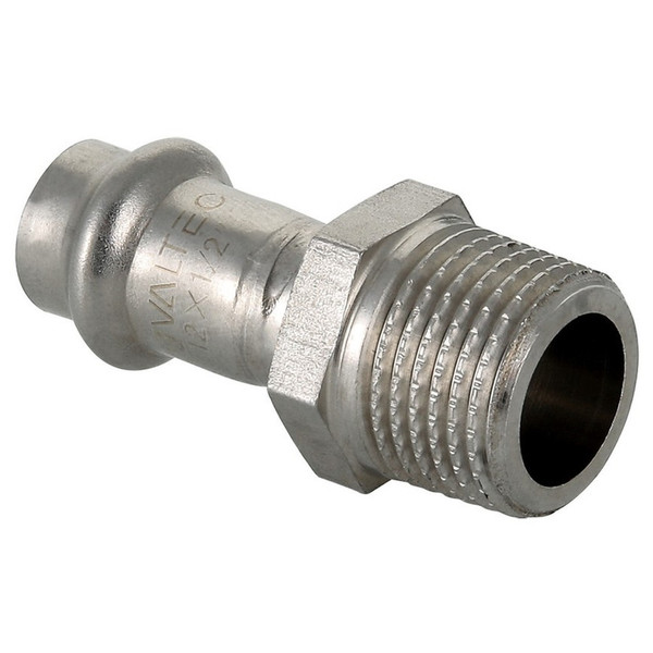 Соединитель Valtec нерж. сталь с нар.р. 22х3/4" VTi.901.I.002205