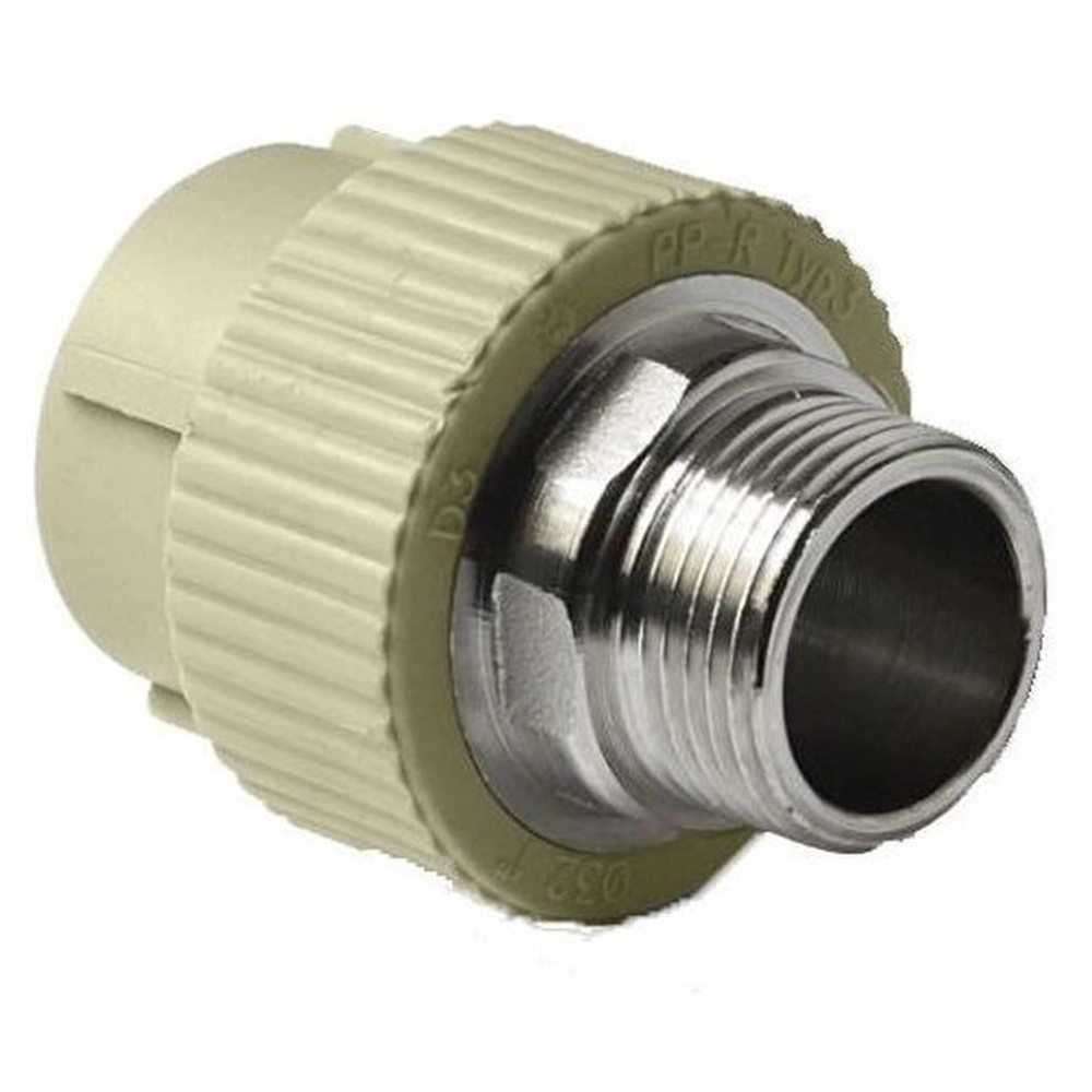 Изображение товара Муфта комбинированная Tebo PP-R 20x3/4" НР Изображение товара Муфта комбинированная Tebo PP-R 20x3/4" НР