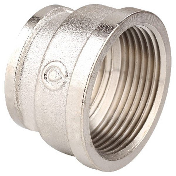 Муфта Gappo переходная ВР-ВР никелированная 1/2" х 3/8"