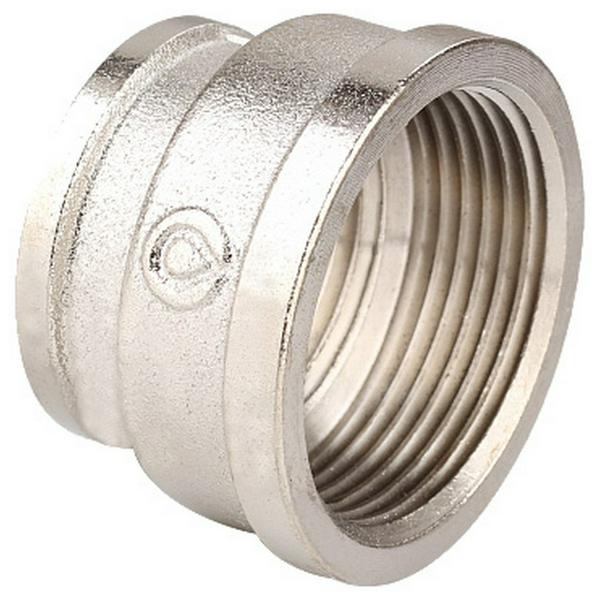 Муфта Gappo переходная ВР-ВР никелированная 3/4" х 1/2"