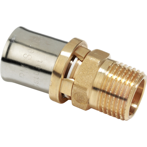 Муфта-пресс Giacomini латунь НР 16х1/2", RM107Y033