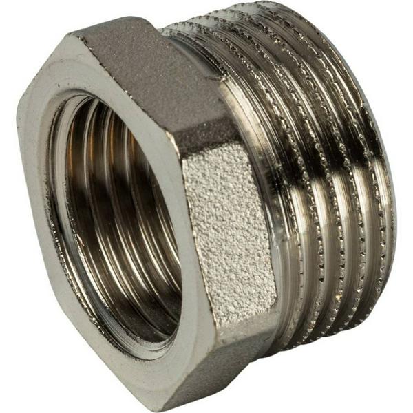 Футорка STOUT никелированная 3/4" х1/2"