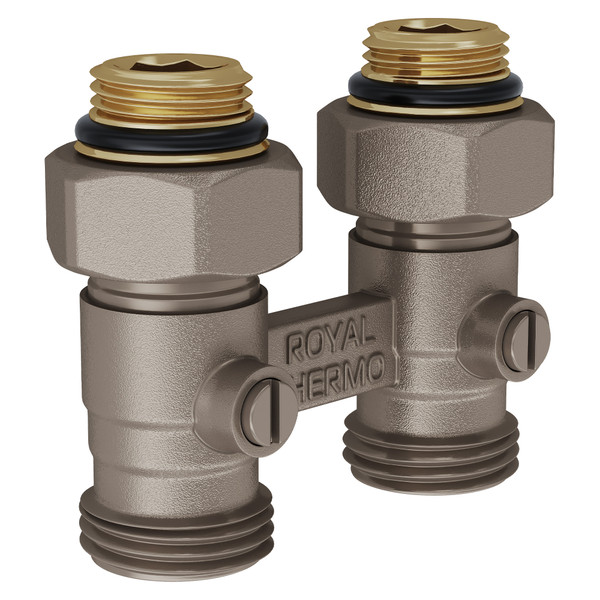Узел нижнего подключения Royal Thermo прямой 1/2"х3/4"EK RTE 07.00001А