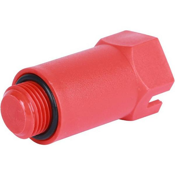 Заглушка удлиненная НР 1/2", красная, TL3804001