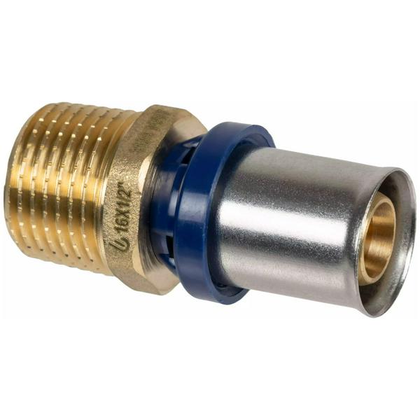 Штуцер обжимной для металлопластиковых труб Usystems MLC Plus 26-R3/4"НР