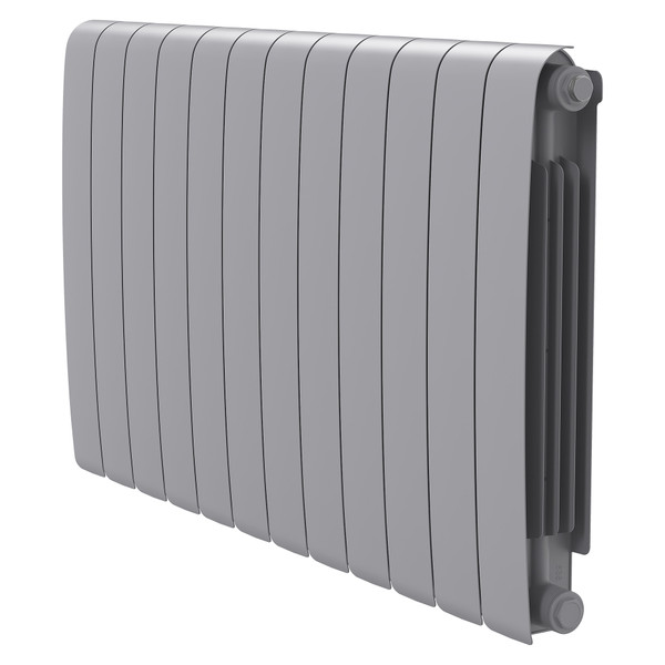 Радиатор биметаллический Royal Thermo Eclipse 500 Серебристый - 12 секц.