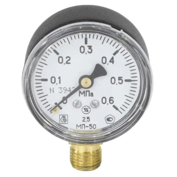 Манометр ЗТП МП-50 радиальный Дк50мм 0-0,6 МПа кл.2,5 G1/4"