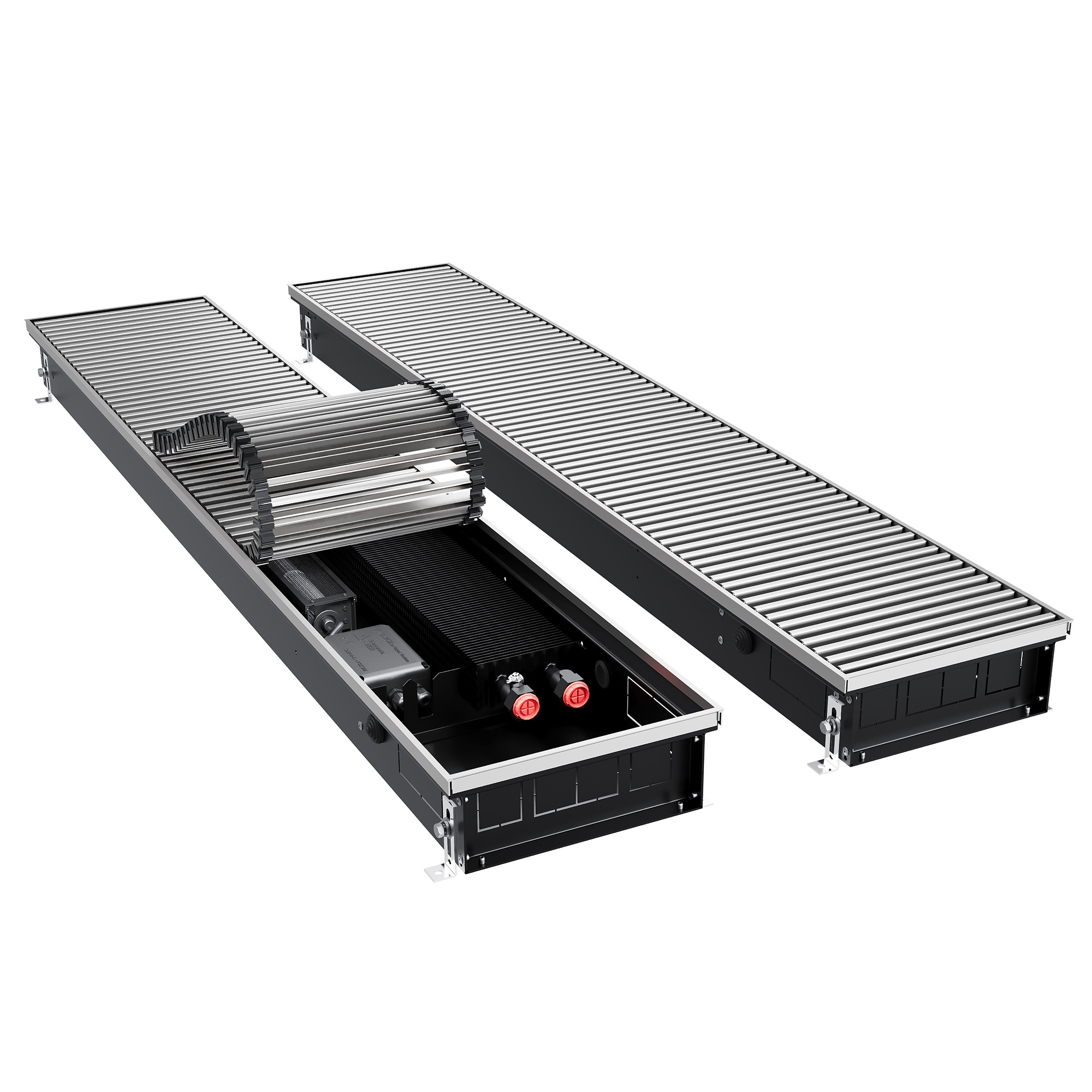 Конвектор внутрипольный Royal Thermo ATRIUM TURBO-90/250/1200-DG-U-NA