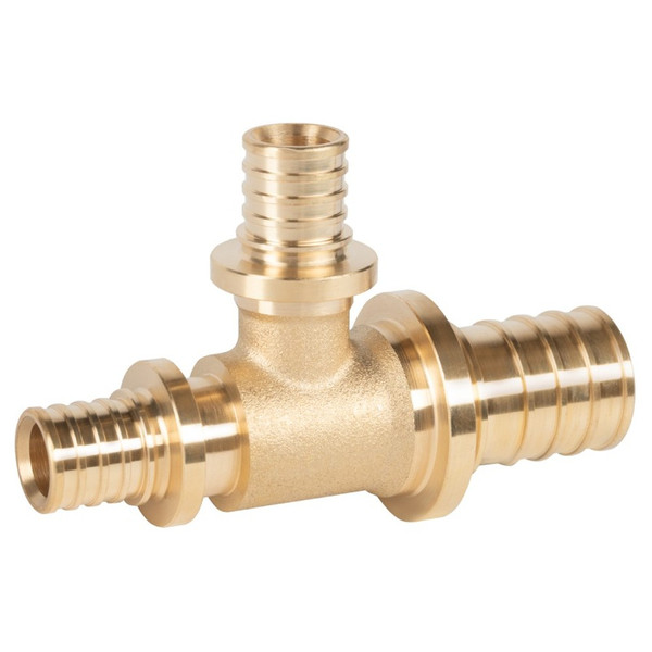 Тройник Royal Thermo ritable N аксиальный переходной, латунь, 20-16-20