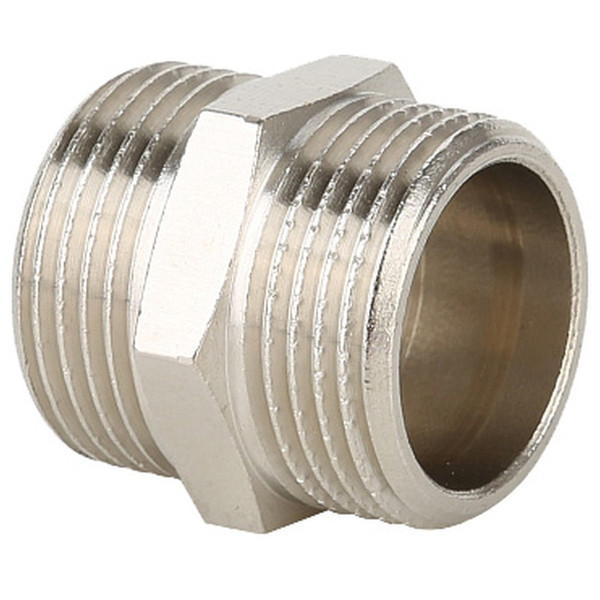 Ниппель Gappo НР-НР никелированный 1/2"