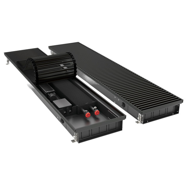 Конвектор внутрипольный Royal Thermo ATRIUM TURBO-80/180/2200-DG-U-BL