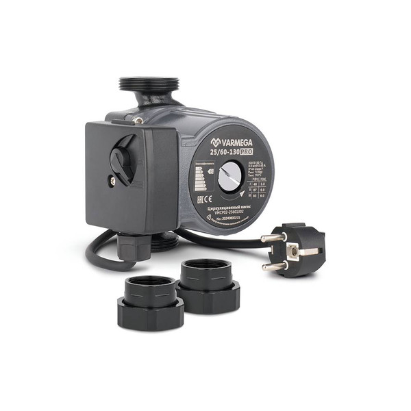 Насос циркуляционный VARMEGA PRO 25/60-130, с гайками