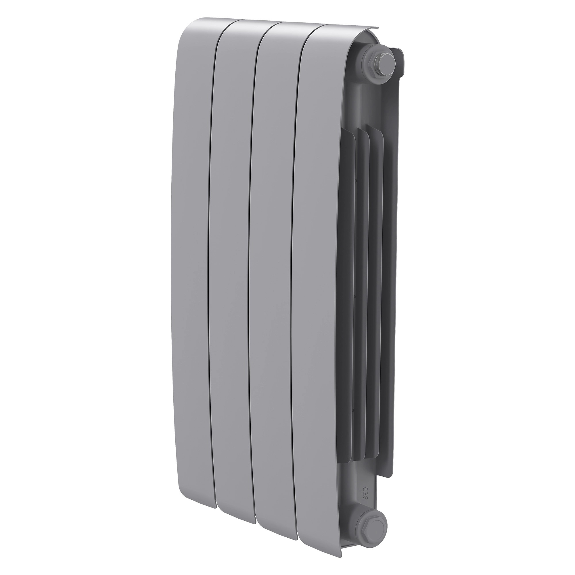 Изображение товара Радиатор биметаллический Royal Thermo Eclipse 500 Серебристый 4 секции