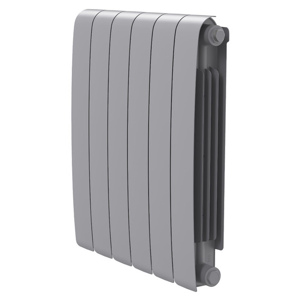 Радиатор биметаллический Royal Thermo Eclipse 500 Серебристый - 6 секц.