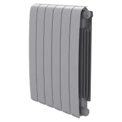 Изображение товара Радиатор биметаллический Royal Thermo Eclipse 500 Серебристый - 6 секц.
