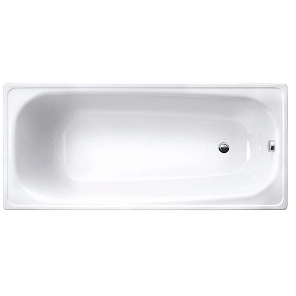 Ванна WhiteWave Classic стальная с белыми подставками 170х75, арт. CL-1700