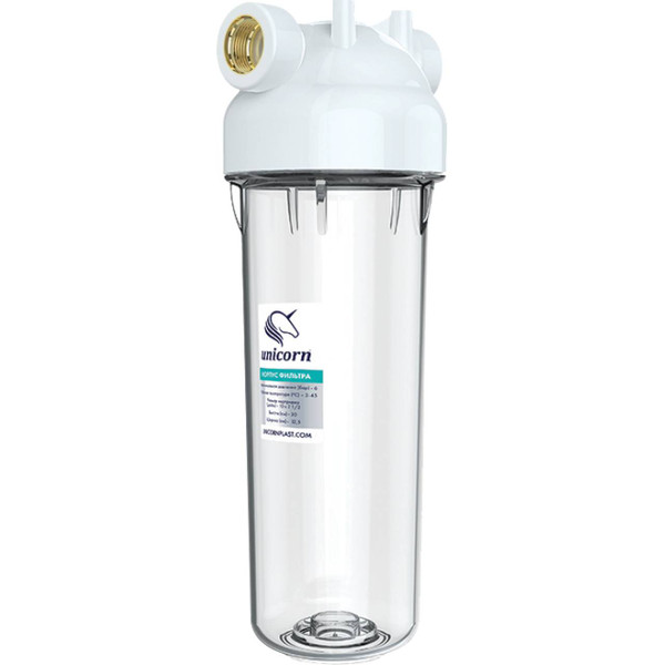 Фильтр Unicorn магистральный 10" ключ, кронштейн KSBP 1/2