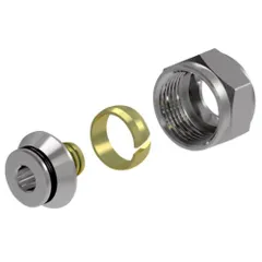 Изображение товара Концовка Royal Thermo разборная 3/4" (евроконус) для металлополимерной трубы 16×2,7